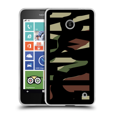 Пластиковый чехол на Nokia Lumia 630/635 с принтом NAME