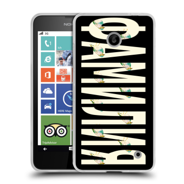 Пластиковый чехол на Nokia Lumia 630/635 с принтом ФАМИЛИЯ