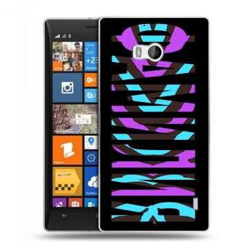 Силиконовый чехол на Nokia Lumia 930 с принтом ФАМИЛИЯ