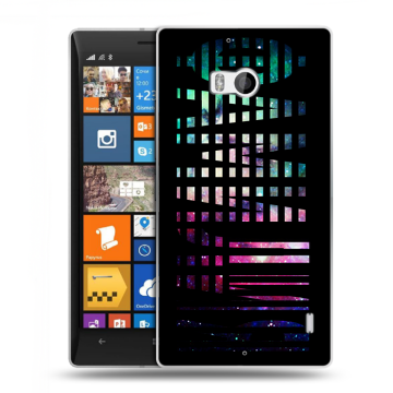 Силиконовый чехол на Nokia Lumia 930 с принтом ФАМИЛИЯ