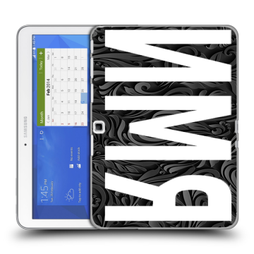 Силиконовый чехол на Samsung Galaxy Tab 4 10.1 с принтом ИМЯ