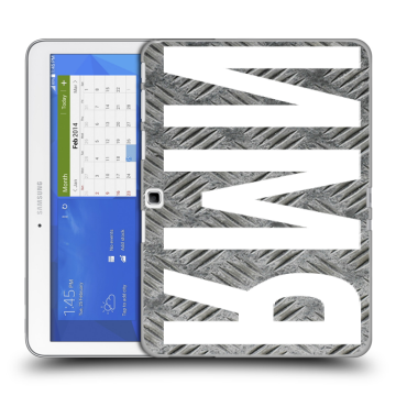 Силиконовый чехол на Samsung Galaxy Tab 4 10.1 с принтом ИМЯ