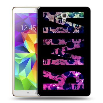 Силиконовый чехол на Samsung Galaxy Tab S 8.4 с принтом ИМЯ
