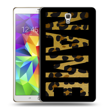 Силиконовый чехол на Samsung Galaxy Tab S 8.4 с принтом NAME