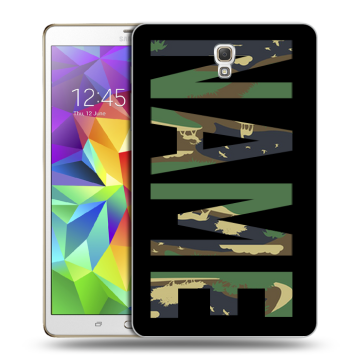 Силиконовый чехол на Samsung Galaxy Tab S 8.4 с принтом NAME