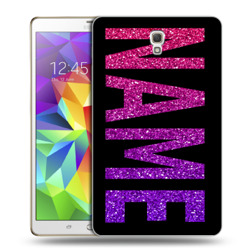 Силиконовый чехол на Samsung Galaxy Tab S 8.4 с принтом NAME