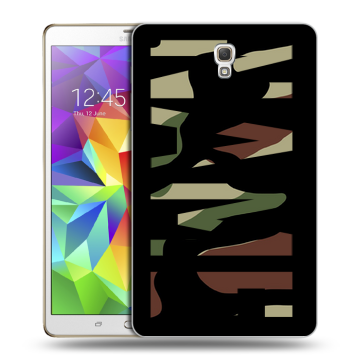 Силиконовый чехол на Samsung Galaxy Tab S 8.4 с принтом NAME