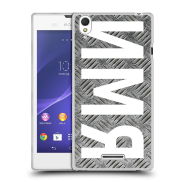 Силиконовый чехол на Sony Xperia T3 с принтом ИМЯ