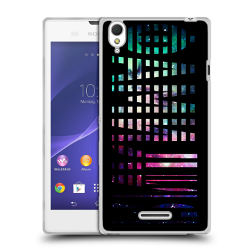 Силиконовый чехол на Sony Xperia T3 с принтом ФАМИЛИЯ