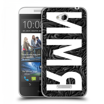 Силиконовый чехол на HTC Desire 616 с принтом ИМЯ