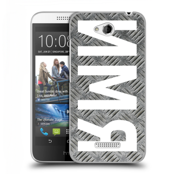 Силиконовый чехол на HTC Desire 616 с принтом ИМЯ