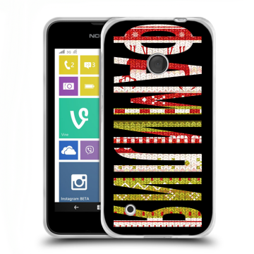 Пластиковый чехол на Nokia Lumia 530 с принтом ФАМИЛИЯ
