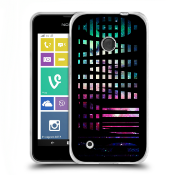 Пластиковый чехол на Nokia Lumia 530 с принтом ФАМИЛИЯ