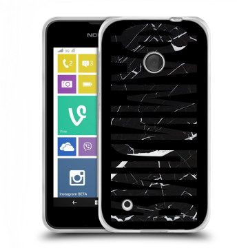 Пластиковый чехол на Nokia Lumia 530 с принтом ФАМИЛИЯ