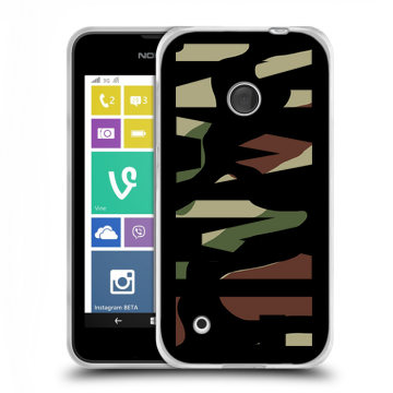 Пластиковый чехол на Nokia Lumia 530 с принтом NAME