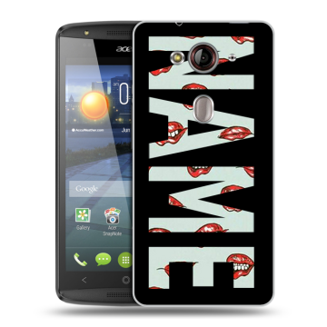 Пластиковый чехол на Acer Liquid E3 с принтом NAME