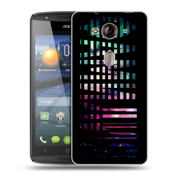 Пластиковый чехол на Acer Liquid E3 с принтом ФАМИЛИЯ