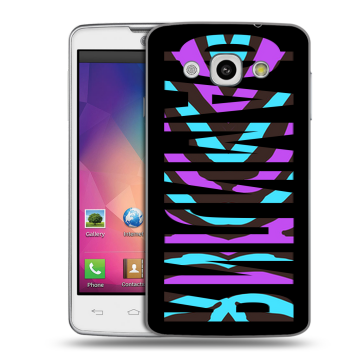 Пластиковый чехол на LG L60 с принтом ФАМИЛИЯ