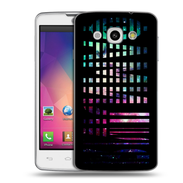 Пластиковый чехол на LG L60 с принтом ФАМИЛИЯ