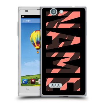 Пластиковый чехол на ZTE Blade L2 с принтом NAME