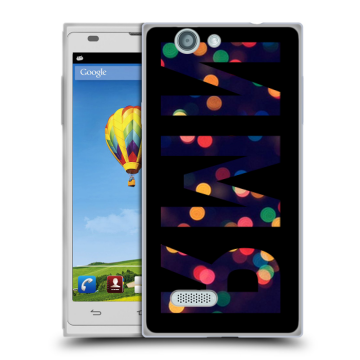 Пластиковый чехол на ZTE Blade L2 с принтом ИМЯ