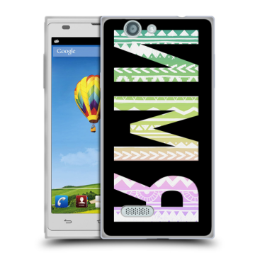 Пластиковый чехол на ZTE Blade L2 с принтом ИМЯ