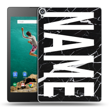 Пластиковый чехол на Google Nexus 9 с принтом NAME