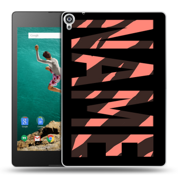 Пластиковый чехол на Google Nexus 9 с принтом NAME