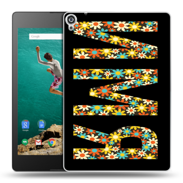 Пластиковый чехол на Google Nexus 9 с принтом ИМЯ