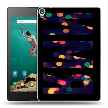 Пластиковый чехол на Google Nexus 9 с принтом ИМЯ
