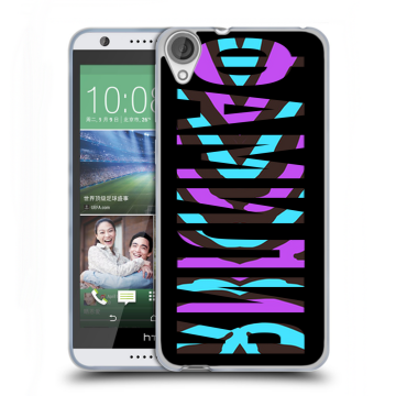 Силиконовый чехол на HTC Desire 820 с принтом ФАМИЛИЯ