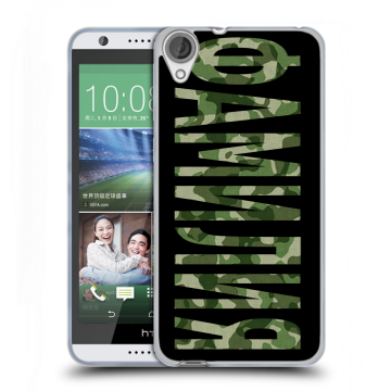 Силиконовый чехол на HTC Desire 820 с принтом ФАМИЛИЯ