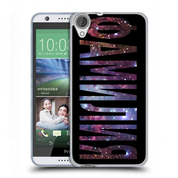 Силиконовый чехол на HTC Desire 820 с принтом ФАМИЛИЯ