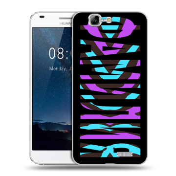 Силиконовый чехол на Huawei Ascend G7 с принтом ФАМИЛИЯ