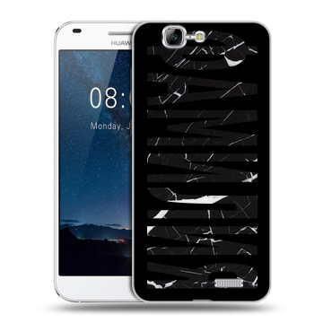 Силиконовый чехол на Huawei Ascend G7 с принтом ФАМИЛИЯ
