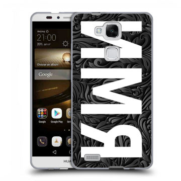 Пластиковый чехол на Huawei Ascend Mate 7 с принтом ИМЯ