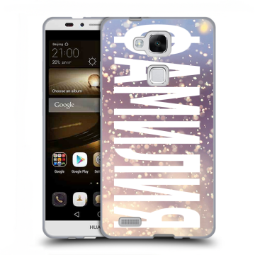 Пластиковый чехол на Huawei Ascend Mate 7 с принтом ФАМИЛИЯ