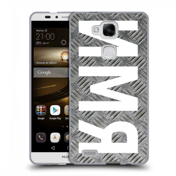 Пластиковый чехол на Huawei Ascend Mate 7 с принтом ИМЯ