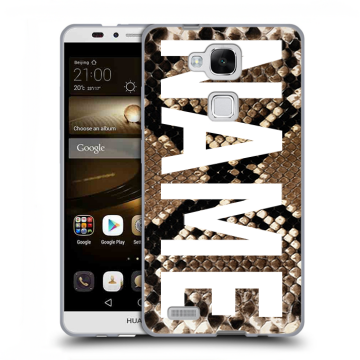 Пластиковый чехол на Huawei Ascend Mate 7 с принтом NAME