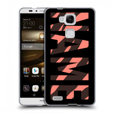 Пластиковый чехол на Huawei Ascend Mate 7 с принтом NAME