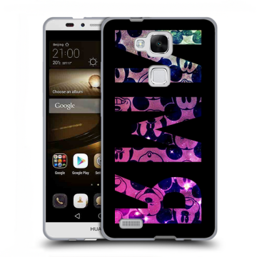 Пластиковый чехол на Huawei Ascend Mate 7 с принтом ИМЯ