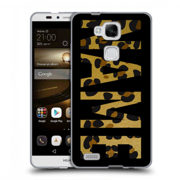 Пластиковый чехол на Huawei Ascend Mate 7 с принтом NAME