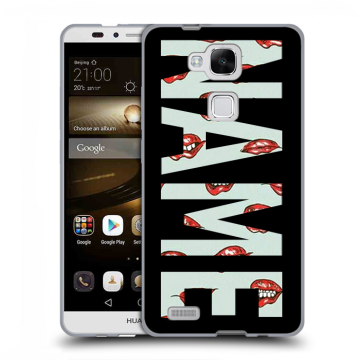 Пластиковый чехол на Huawei Ascend Mate 7 с принтом NAME