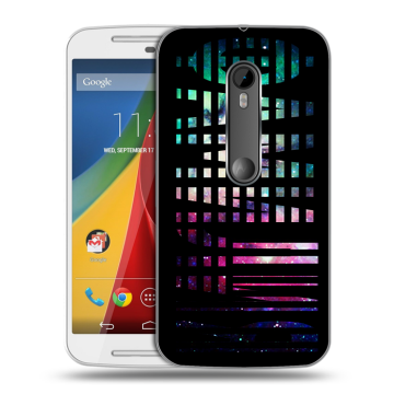 Силиконовый чехол на Motorola Moto G с принтом ФАМИЛИЯ