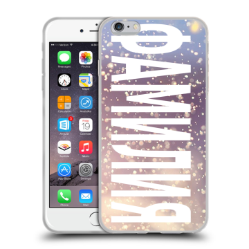 Силиконовый чехол на Iphone 6 Plus/6s Plus с принтом ФАМИЛИЯ