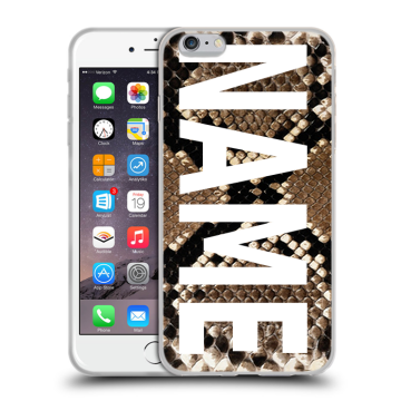Силиконовый чехол на Iphone 6 Plus/6s Plus с принтом NAME