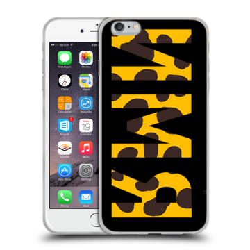 Силиконовый чехол на Iphone 6 Plus/6s Plus с принтом ИМЯ