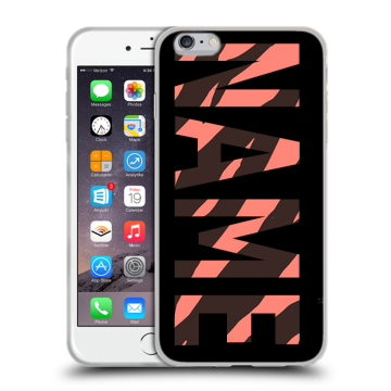 Силиконовый чехол на Iphone 6 Plus/6s Plus с принтом NAME