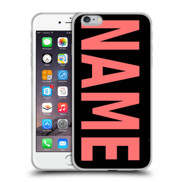 Силиконовый чехол на Iphone 6 Plus/6s Plus с принтом NAME
