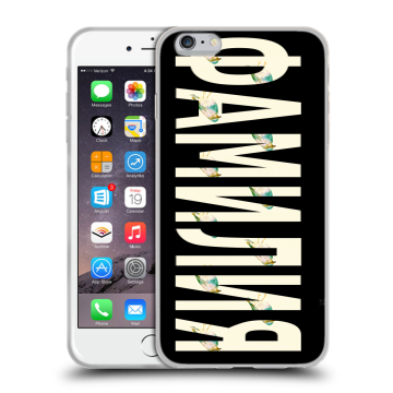 Силиконовый чехол на Iphone 6 Plus/6s Plus с принтом ФАМИЛИЯ